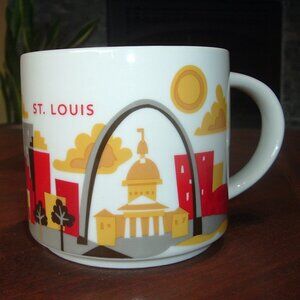 NEW Starbucks "You Are Here” Mug: St Louis USA 14 oz Coffee Cup YAH Collection